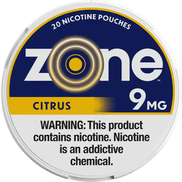 ZONE Citrus 9MG nicotine pouches