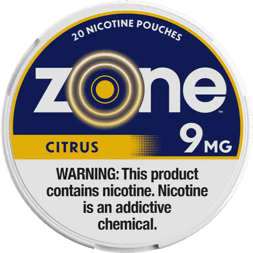 ZONE Citrus 9MG nicotine pouches