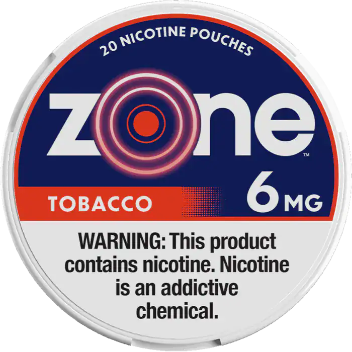 ZONE Tobacco 6MG nicotine pouches
