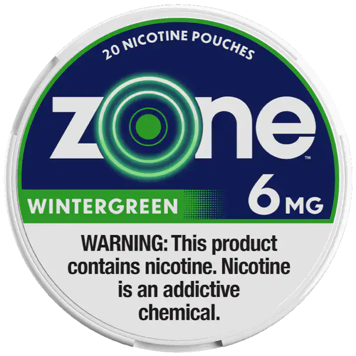 ZONE Wintergreen 6MG nicotine pouches