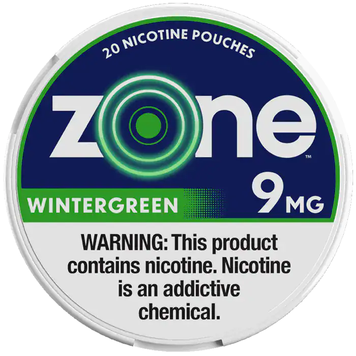 ZONE Wintergreen 9MG nicotine pouches